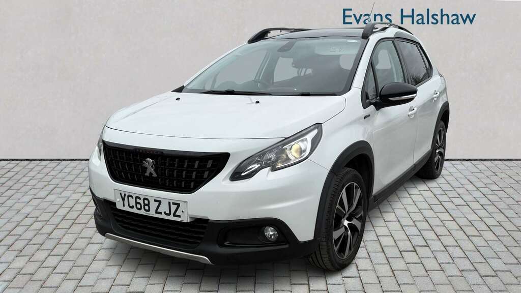 Peugeot 2008 1.6 Bluehdi 100 Gt Line 2018 YC68ZJZ White #3