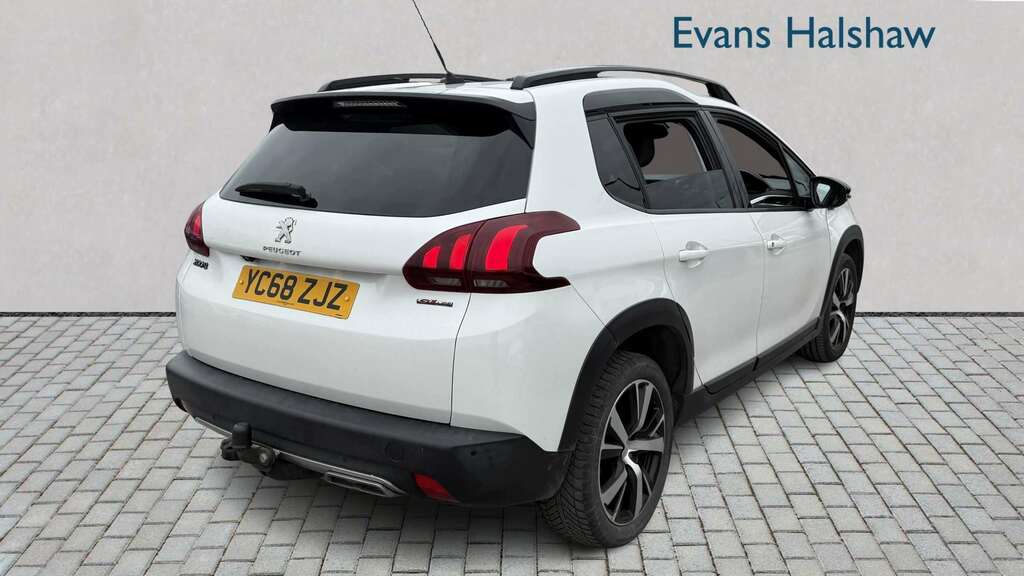 Peugeot 2008 1.6 Bluehdi 100 Gt Line 2018 YC68ZJZ White #6