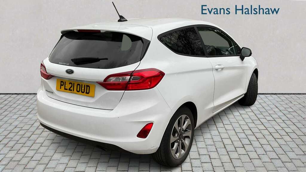 Ford Fiesta 1.0 Ecoboost 95 Trend 2021 PL21OUD White #5