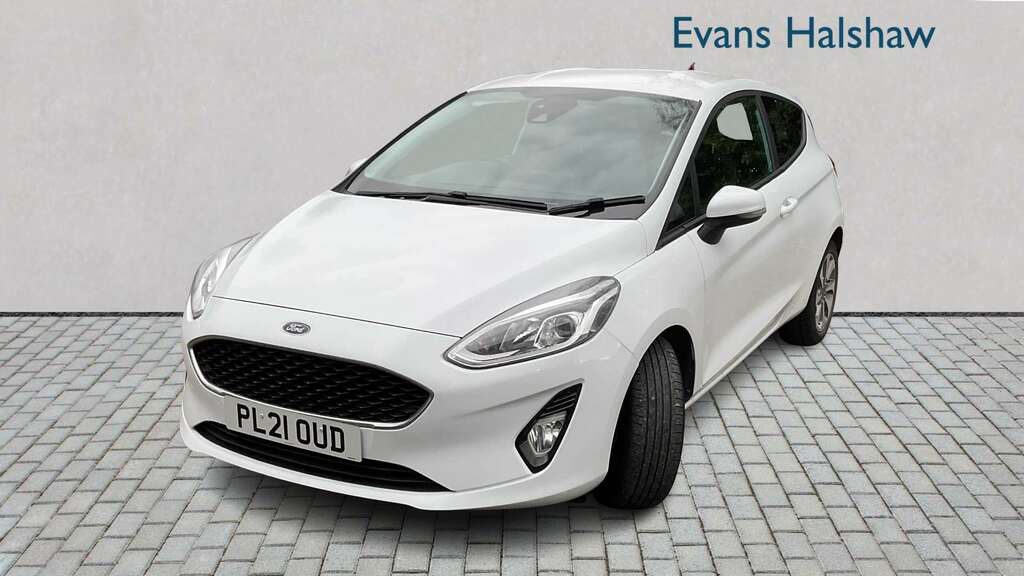 Ford Fiesta 1.0 Ecoboost 95 Trend 2021 PL21OUD White #2