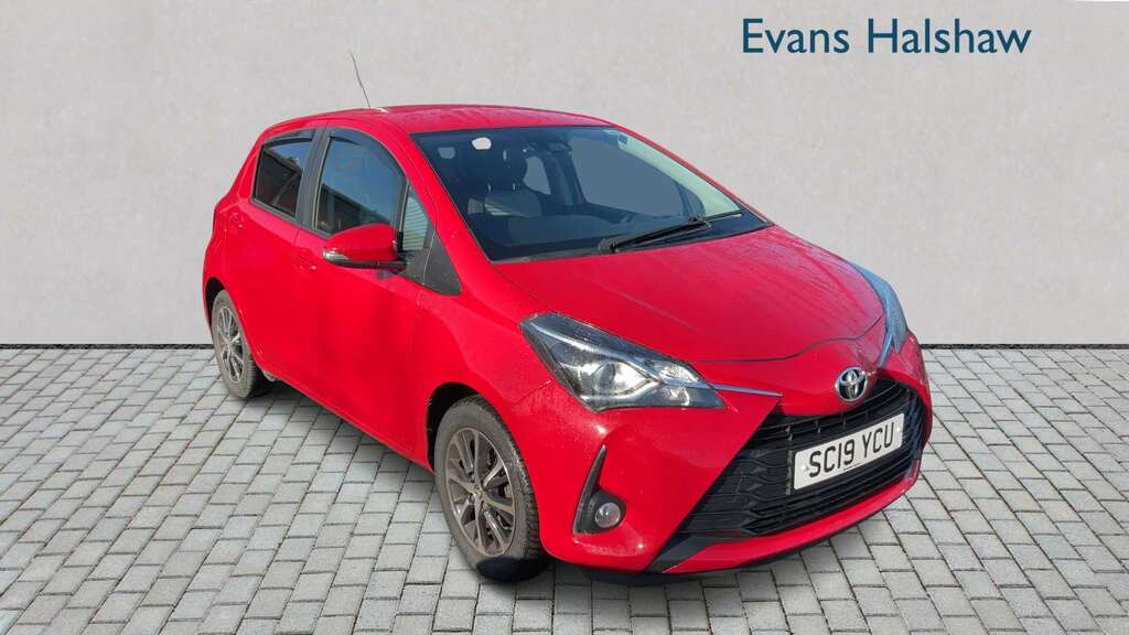 Toyota Yaris 1.0 72 Vvt-i Icon Tech 2019 Red