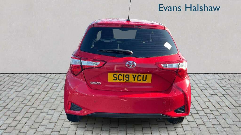 Toyota Yaris 1.0 72 Vvt-i Icon Tech 2019 Red #5