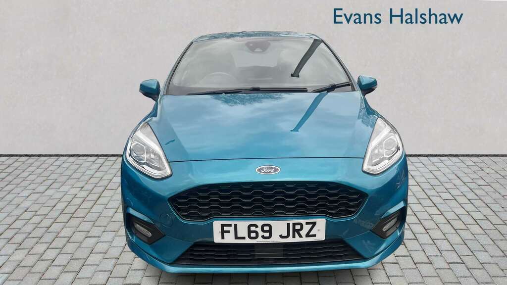 Ford Fiesta 1.0 Ecoboost 125 St-line Navigation 2019 FL69JRZ Blue #2