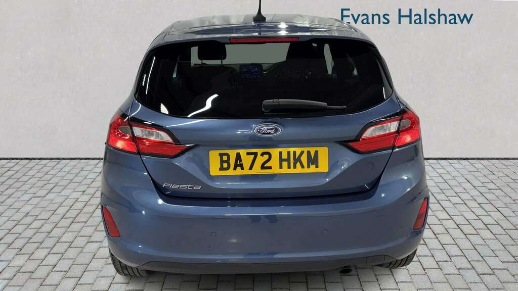 Ford Fiesta 1.0 Ecoboost Titanium 2022 BA72HKM Blue #4