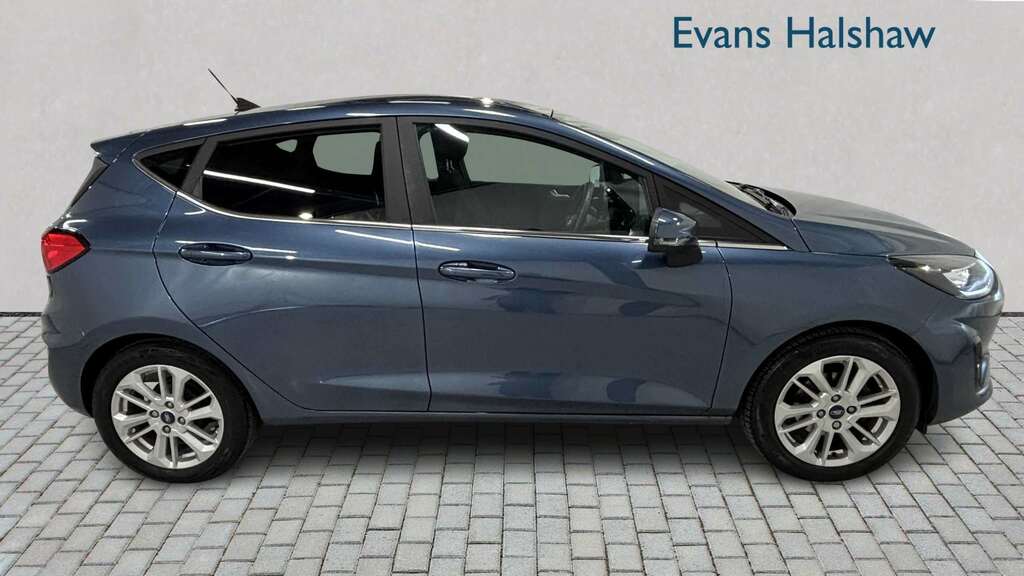 Ford Fiesta 1.0 Ecoboost Titanium 2022 BA72HKM Blue #2