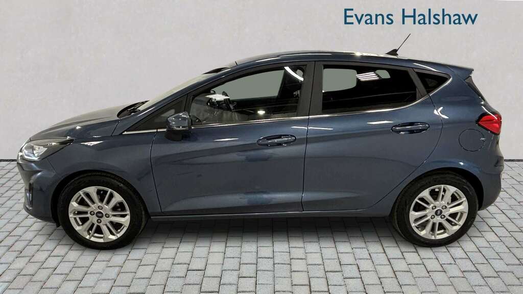 Ford Fiesta 1.0 Ecoboost Titanium 2022 BA72HKM Blue #5