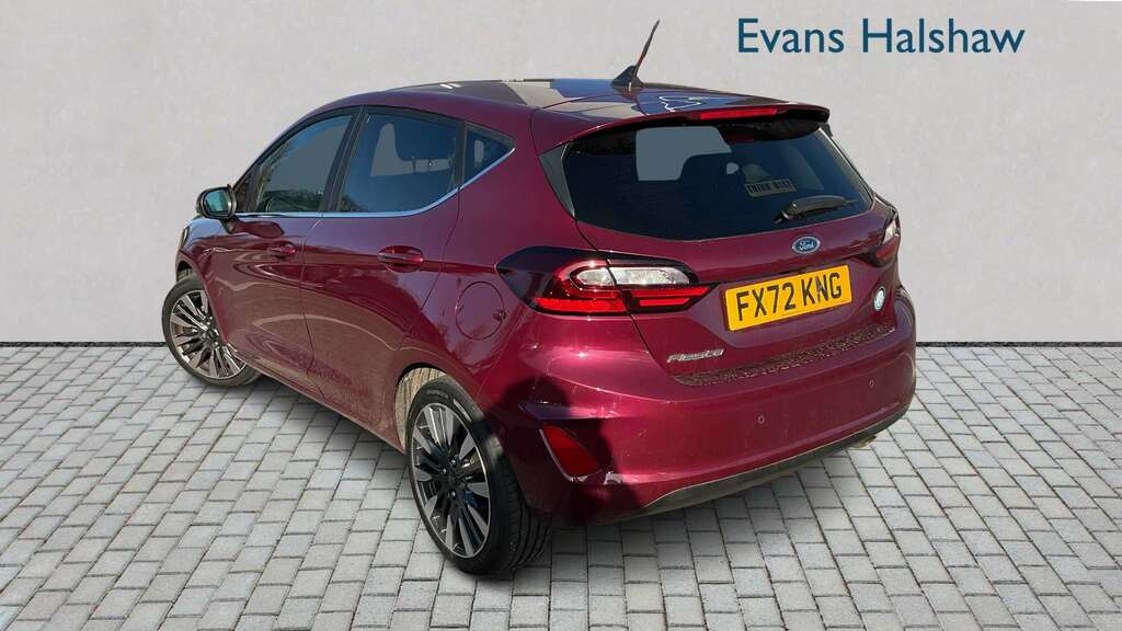 Ford Fiesta 1.0 Ecoboost Titanium Vignale 2022 FX72KNG Red #2