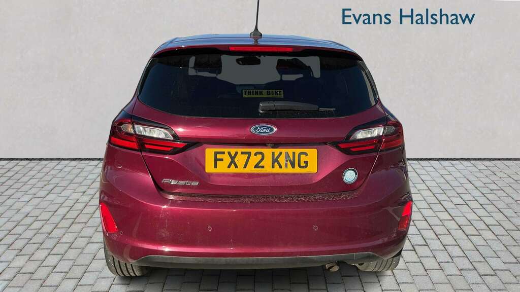 Ford Fiesta 1.0 Ecoboost Titanium Vignale 2022 FX72KNG Red #5