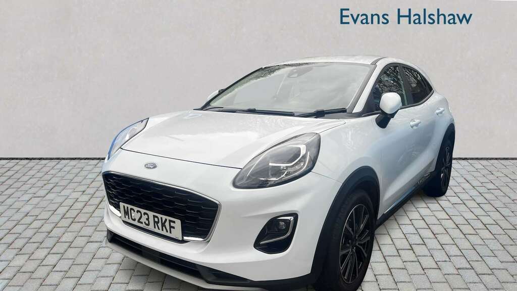 Ford Puma 1.0 Ecoboost Hybrid Mhev Titanium Dct 2023 MC23RKF White #3