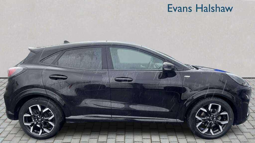 Ford Puma 1.0 Ecoboost Hybrid Mhev 155 St-line X 2022 CK72VEA Black #3