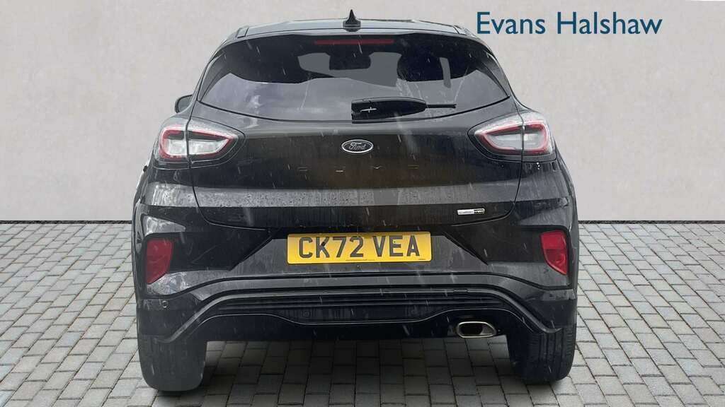 Ford Puma 1.0 Ecoboost Hybrid Mhev 155 St-line X 2022 CK72VEA Black #2