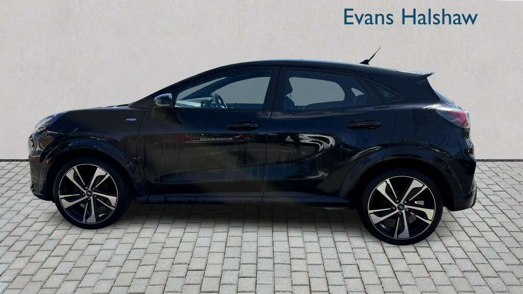 Ford Puma 1.0 Ecoboost Hybrid Mhev St-line 2023 MJ73FHM Black #3