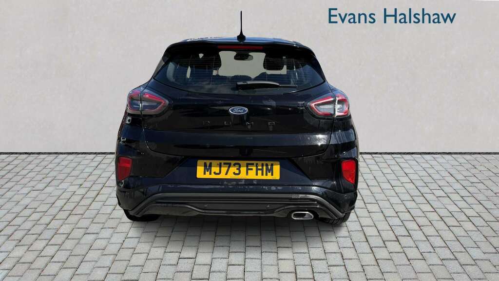 Ford Puma 1.0 Ecoboost Hybrid Mhev St-line 2023 MJ73FHM Black #4