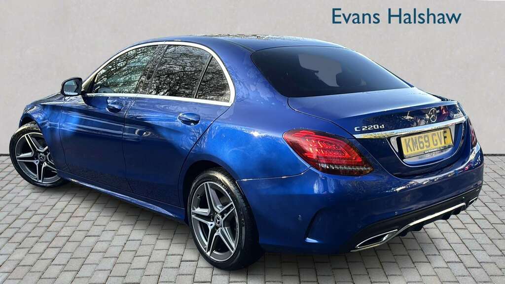 Mercedes-Benz C Class C220d Amg Line Premium 9G-tronic 2019 Blue
