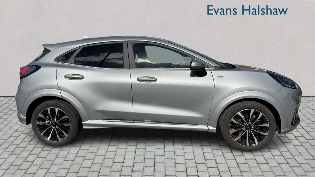 Ford Puma 1.0 Ecoboost Hybr Mhev 155 St-line Vignale Dct MT24WPL Silver #5
