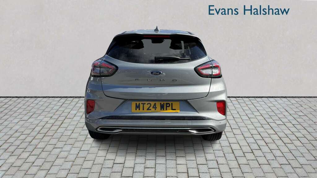 Ford Puma 1.0 Ecoboost Hybr Mhev 155 St-line Vignale Dct MT24WPL Silver #4