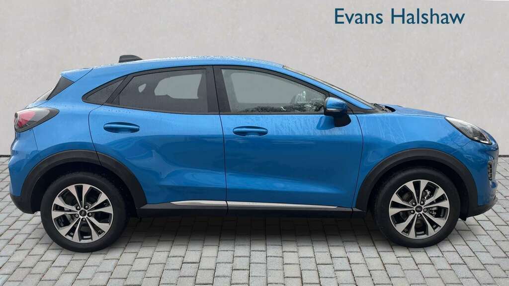 Ford Puma 1.0 Ecoboost Hybrid Mhev Titanium Dct 2025 BT75VGK Blue #3