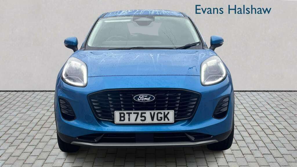 Ford Puma 1.0 Ecoboost Hybrid Mhev Titanium Dct 2025 BT75VGK Blue #4