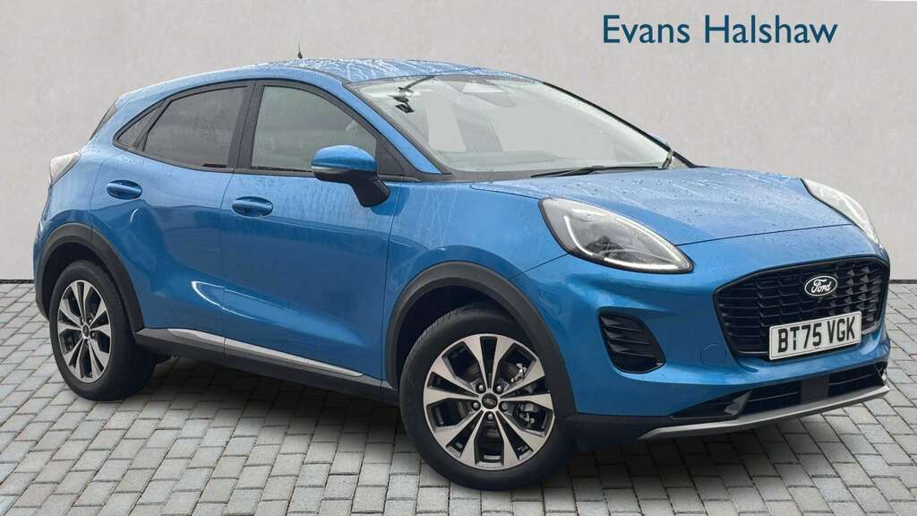 Ford Puma 1.0 Ecoboost Hybrid Mhev Titanium Dct 2025 BT75VGK Blue