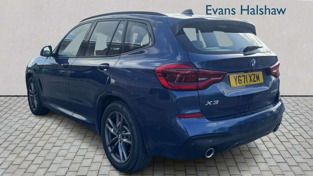 BMW X3 Xdrive20d Mht M Sport Step 2021 YG71XZM Blue #4