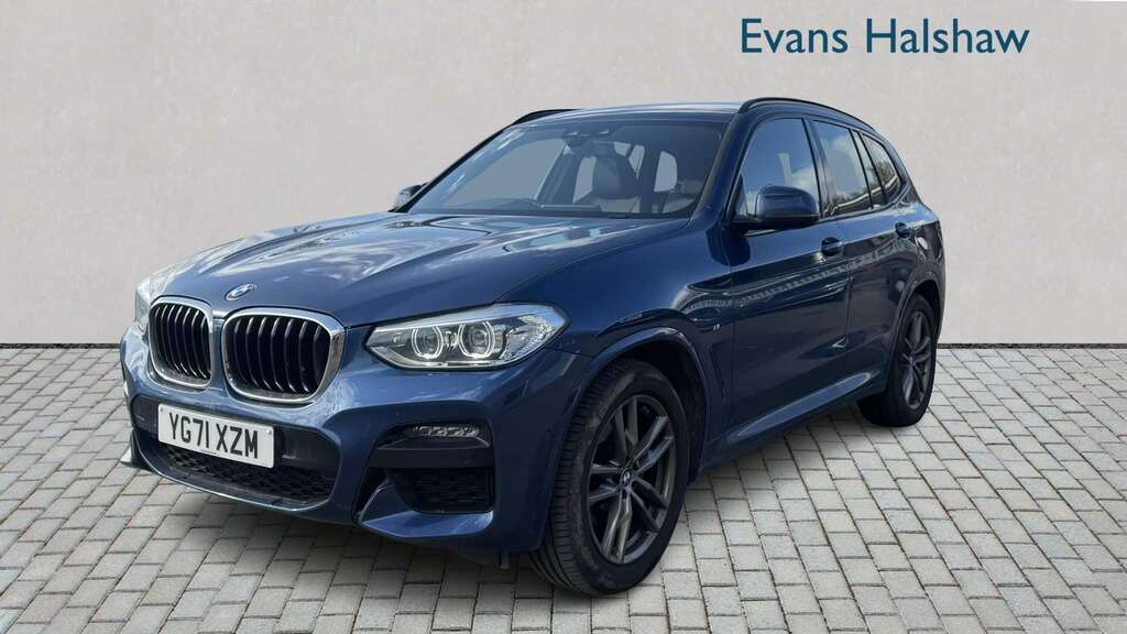 BMW X3 Xdrive20d Mht M Sport Step 2021 YG71XZM Blue #3