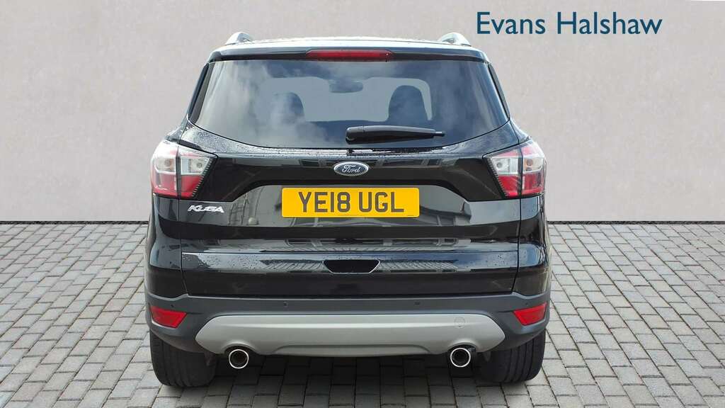 Ford Kuga 2.0 Tdci Titanium X 2Wd 2018 YE18UGL Black #3