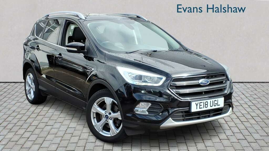 Ford Kuga 2.0 Tdci Titanium X 2Wd 2018 YE18UGL Black #2