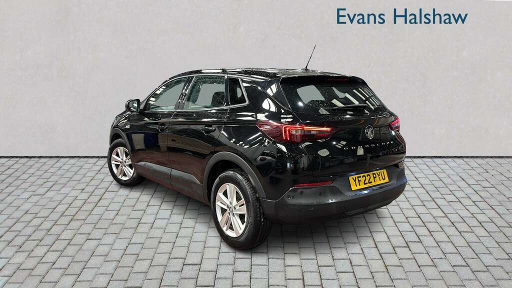 Vauxhall Grandland 1.2 Turbo Design 2022 YF22PYU Black #2