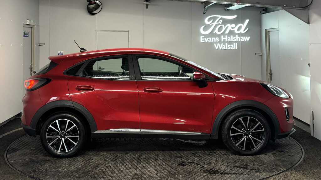 Ford Puma 1.0 Ecoboost Hybrid Mhev Titanium Dct 2021 WL71HCX Red #3