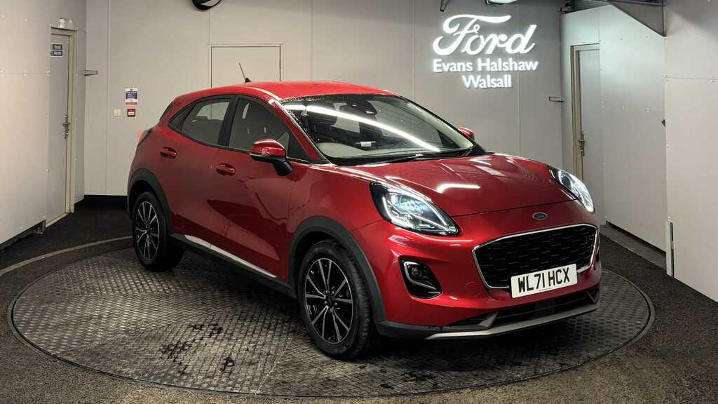 Ford Puma 1.0 Ecoboost Hybrid Mhev Titanium Dct 2021 Red