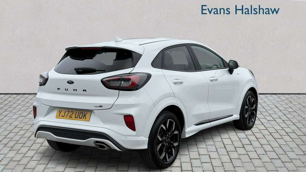 Ford Puma 1.0 Ecoboost Hybrid Mhev 155 St-line X 2023 YJ72UOK White #3