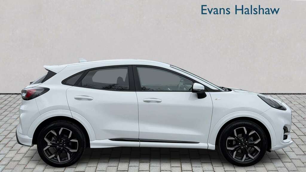 Ford Puma 1.0 Ecoboost Hybrid Mhev 155 St-line X 2023 YJ72UOK White #2