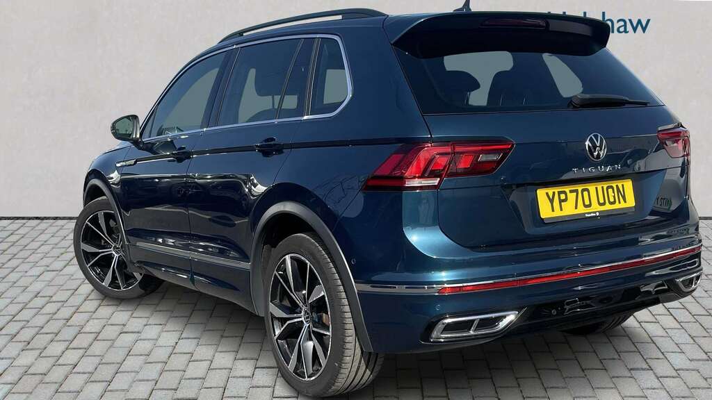 Volkswagen Tiguan 2.0 Tdi R-line Dsg 2021 YP70UON Blue #2