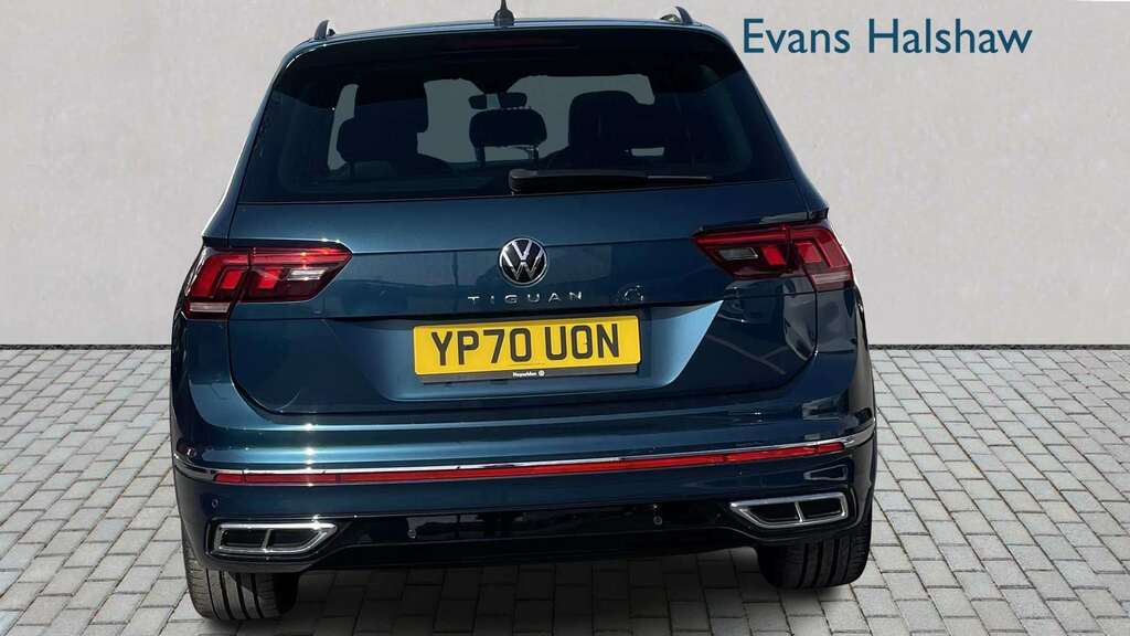 Volkswagen Tiguan 2.0 Tdi R-line Dsg 2021 YP70UON Blue #5