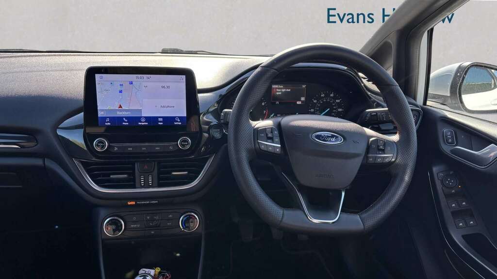 Ford Fiesta 1.0 Ecoboost St-line 2023 MX23UDB White #5