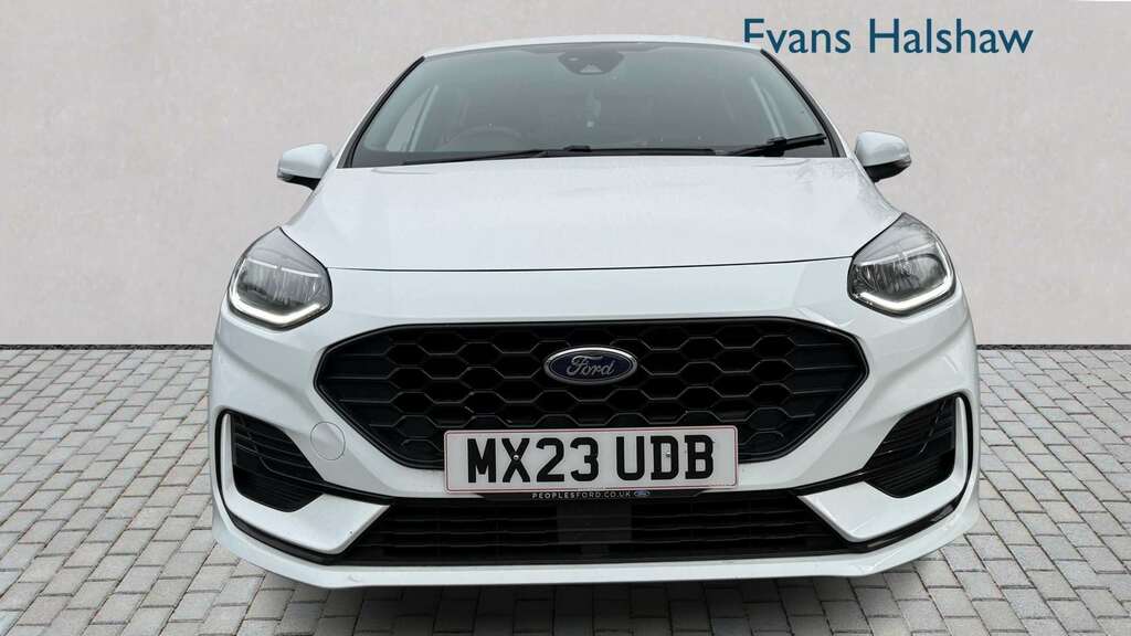 Ford Fiesta 1.0 Ecoboost St-line 2023 MX23UDB White #4