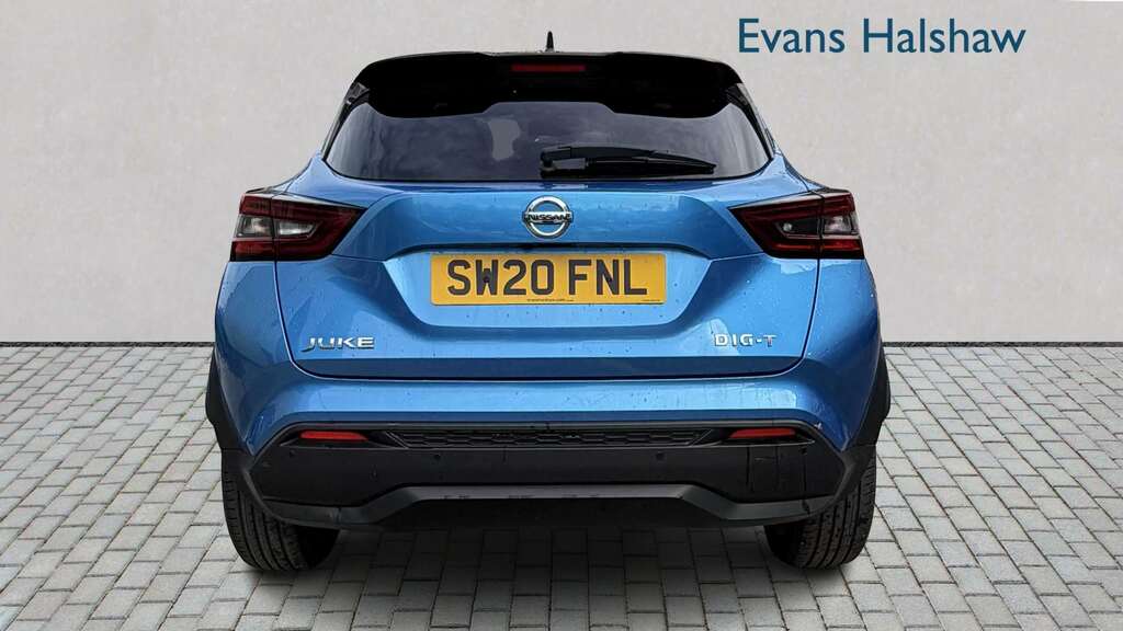 Nissan Juke 1.0 Dig-t Tekna Dct 2020 SW20FNL Blue #5