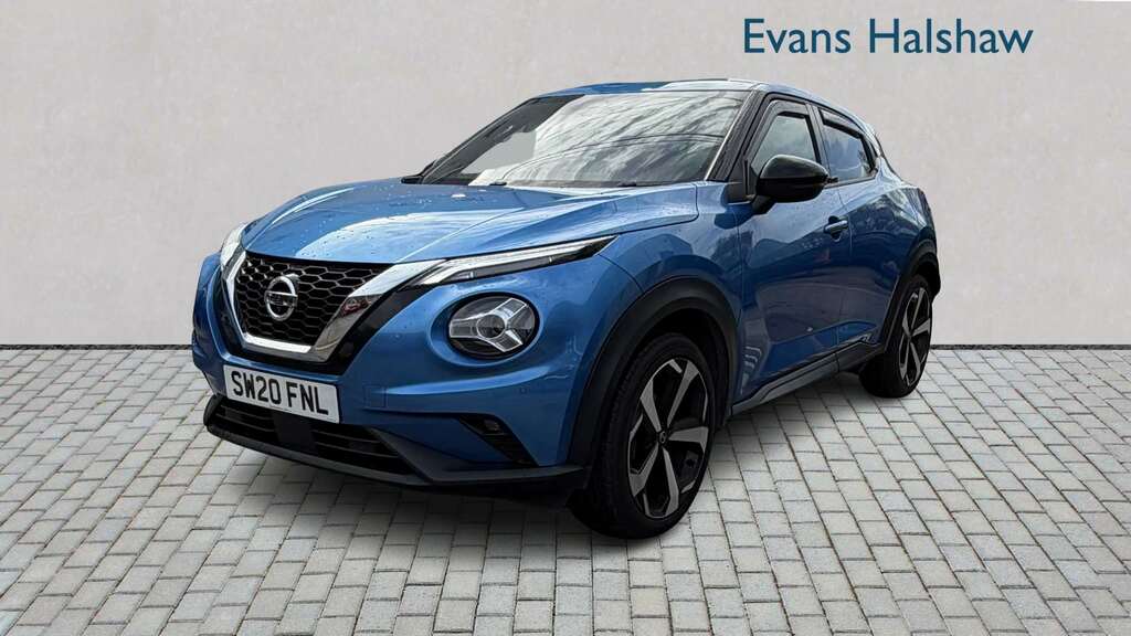 Nissan Juke 1.0 Dig-t Tekna Dct 2020 SW20FNL Blue #2