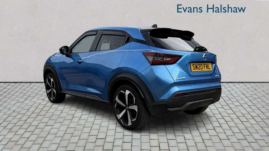 Nissan Juke 1.0 Dig-t Tekna Dct 2020 SW20FNL Blue #4