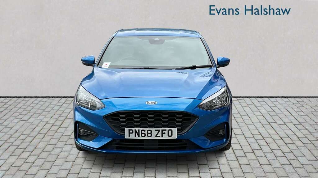 Ford Focus 1.0 Ecoboost 125 St-line X 2018 PN68ZFO Blue #5
