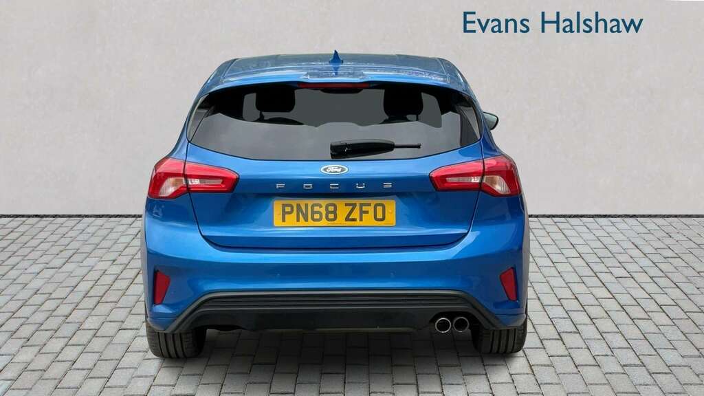 Ford Focus 1.0 Ecoboost 125 St-line X 2018 PN68ZFO Blue #4