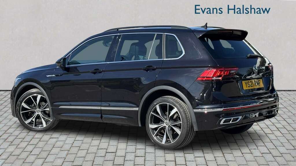 Volkswagen Tiguan 2.0 Tdi 4Motion R-line Dsg 2021 YS21RNF Black #2