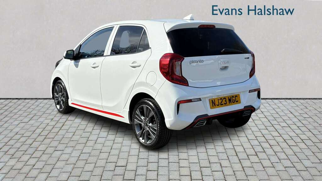Kia Picanto 1.0T Gdi Gt-line 4 Seats 2023 NJ23WGC White #5