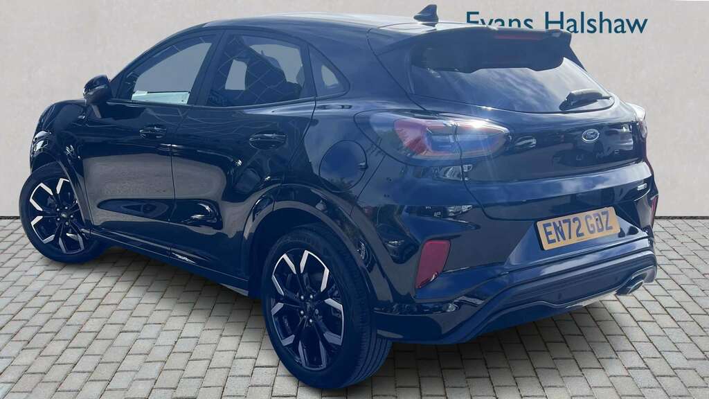 Ford Puma 1.0 Ecoboost Hybrid Mhev 155 St-line X 2023 EN72GDZ Black #2