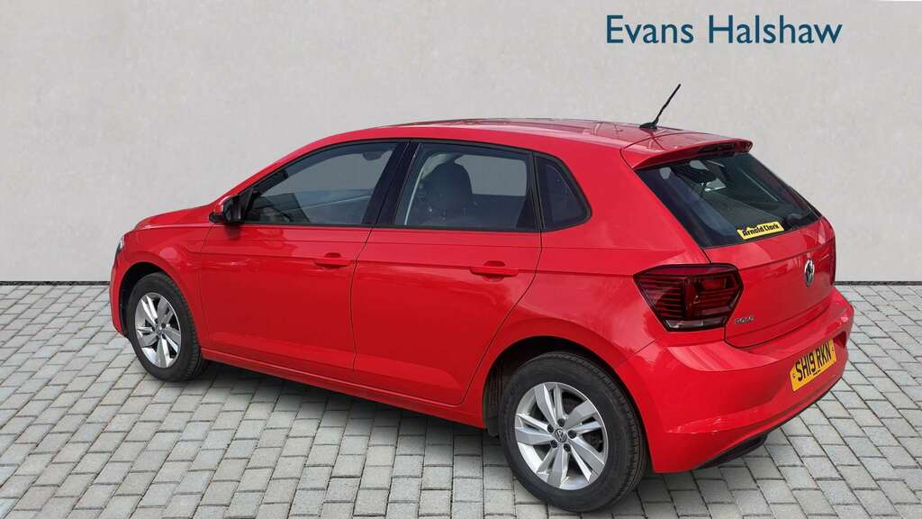 Volkswagen Polo 1.0 Evo Se 2019 SH19RKN Red #2