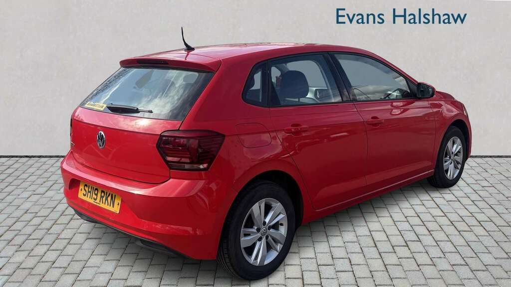 Volkswagen Polo 1.0 Evo Se 2019 SH19RKN Red #4