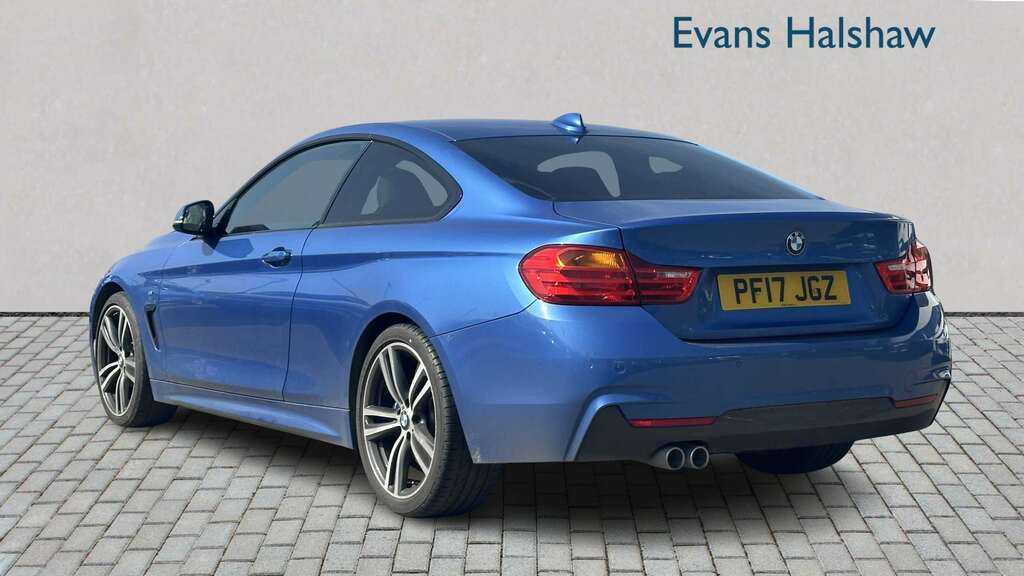 BMW 4 Series 420D 190 M Sport Professional Media 2 PF17JGZ Blue #4