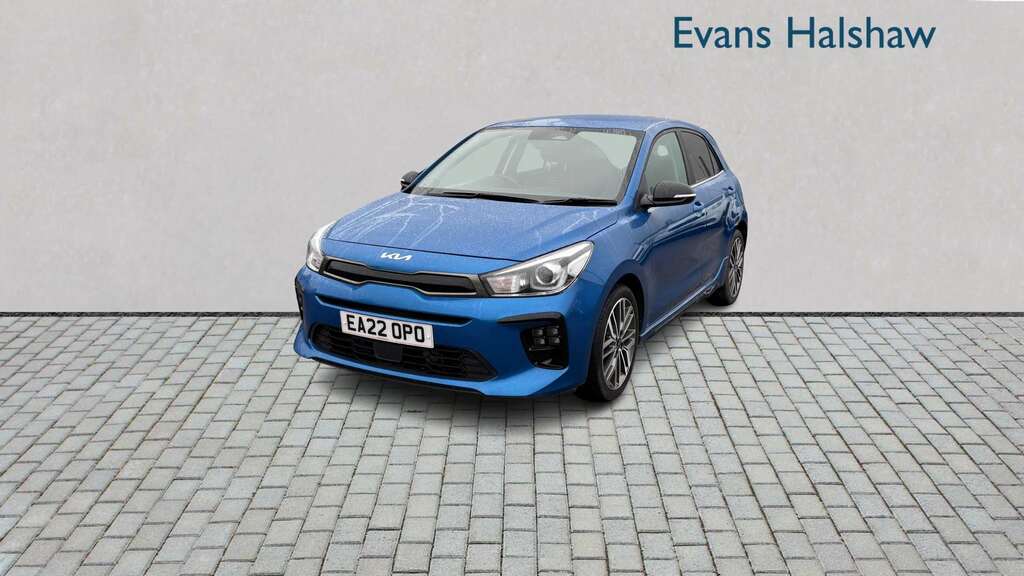 Kia RIO 1.0 T Gdi 48V 118 Gt-line S 2022 Blue #2