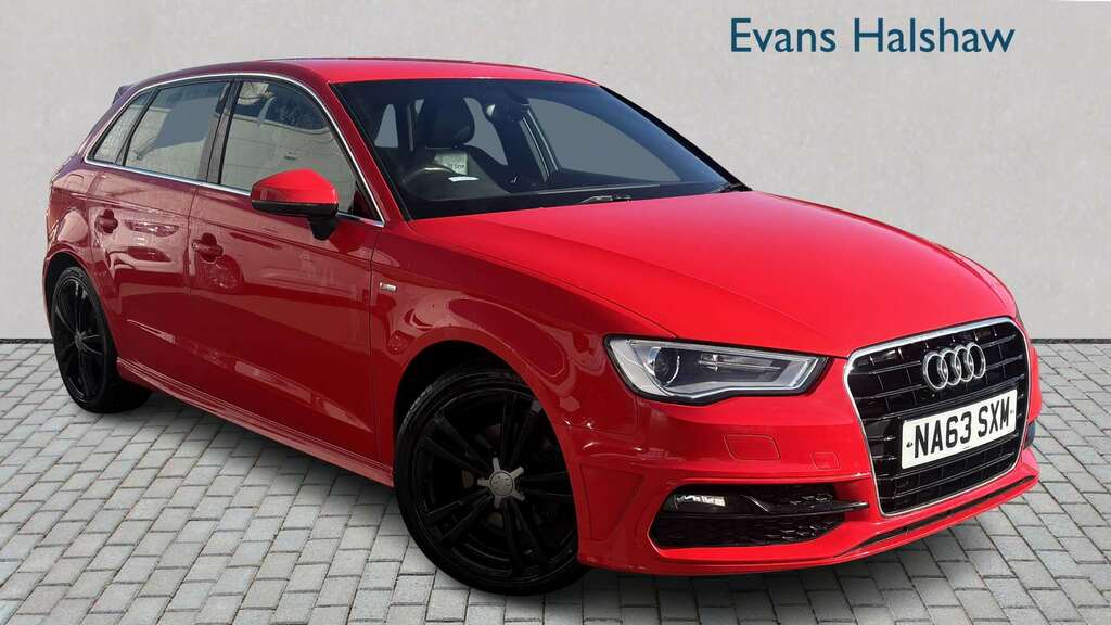 Audi A3 1.4 Tfsi 140 S Line S Tronic 2013 Red