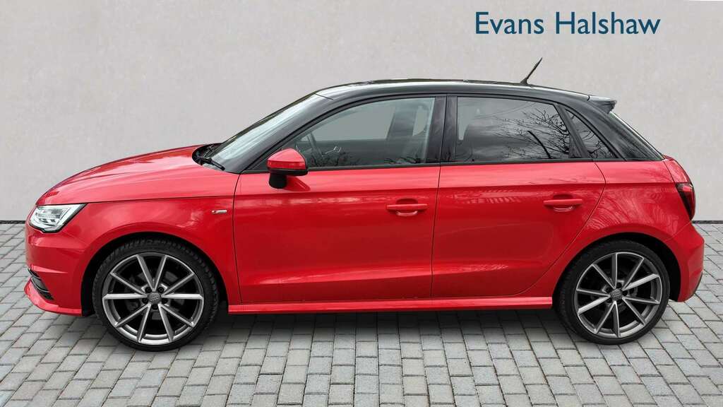Audi A1 1.4 Tfsi 150 Black Edition Nav 2018 GK68DVZ Red #5
